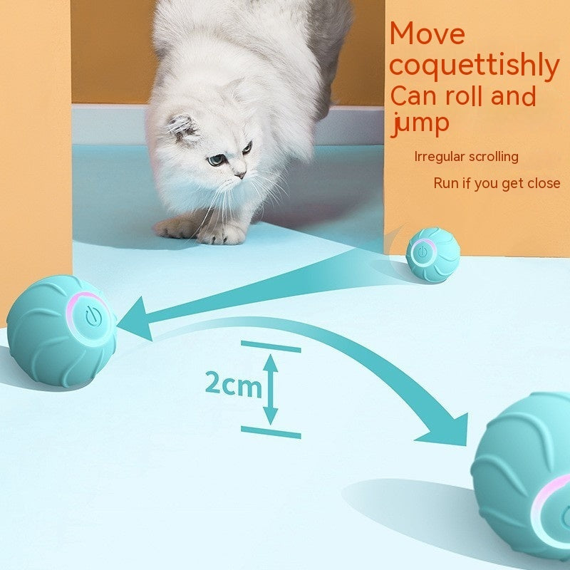 Automatic Bouncing Ball Cat Toy