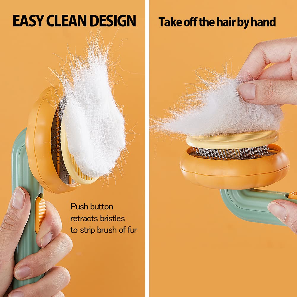Self Cleaning Pet Pumpkin Brush