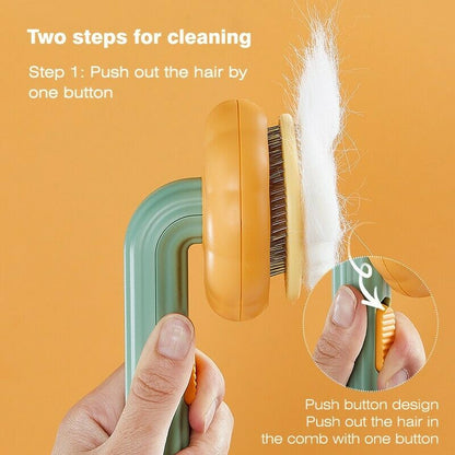 Self Cleaning Pet Pumpkin Brush