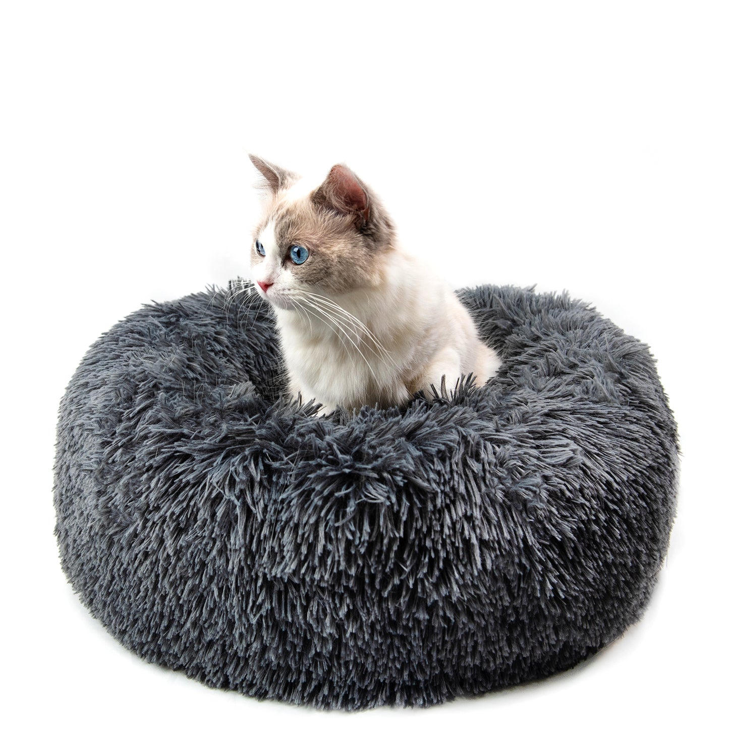 Round Plush Pet Nest Bed