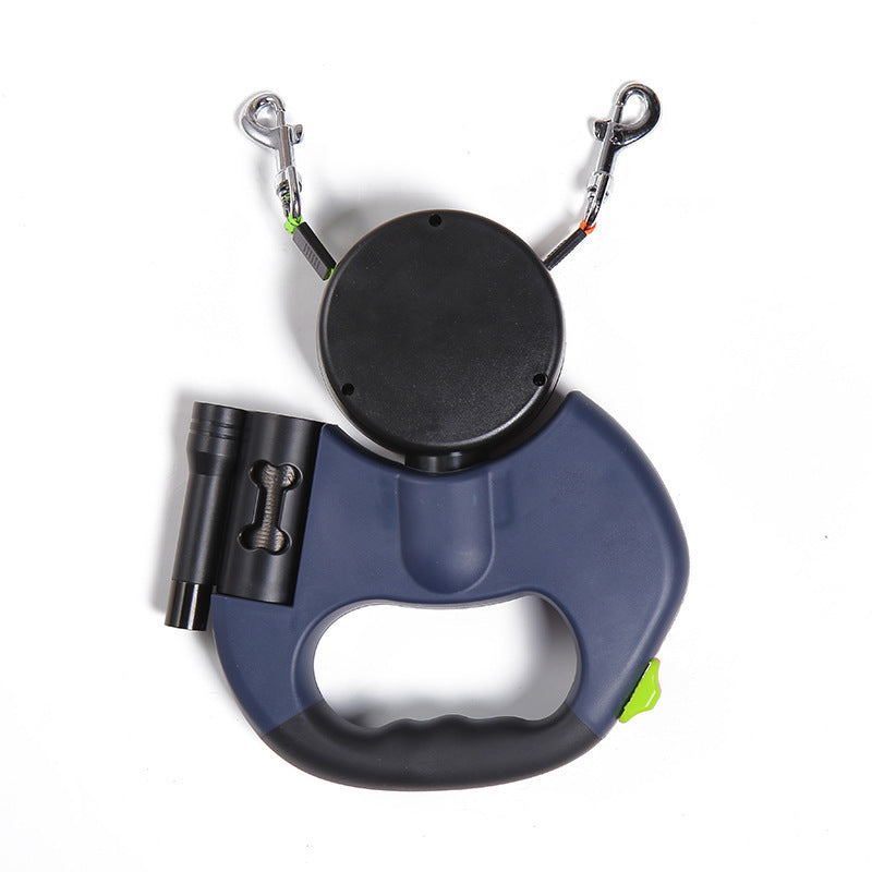 360 Swivel Double Leash With Light
