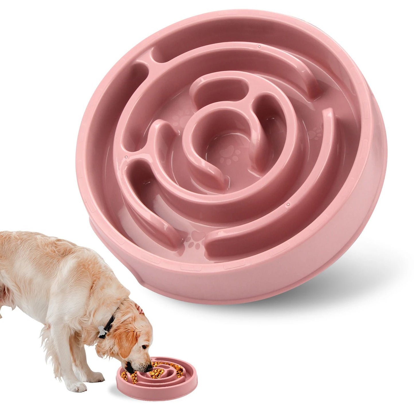Anti-Gulping Slower Feeding Bowl
