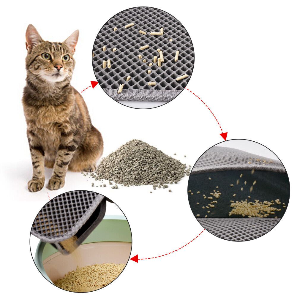 Honeycomb Double Layer Cat Litter Mat